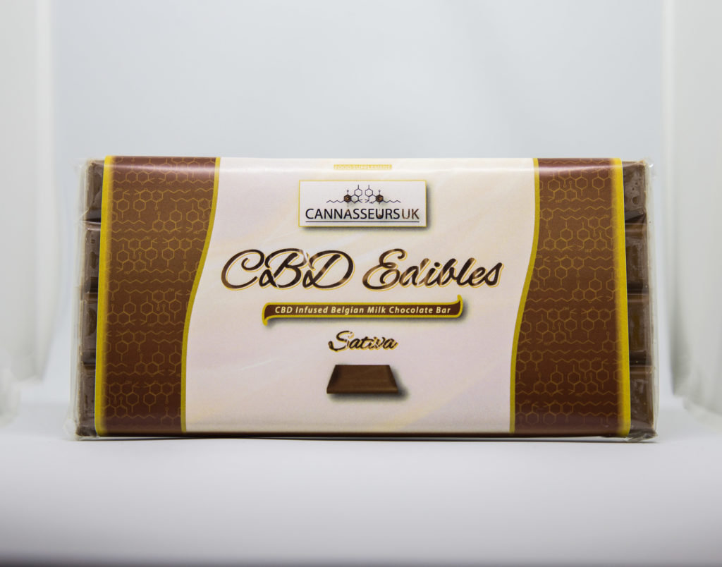 Premium CBD Belgian Milk Chocolate Bar 100g (Indica) Cannabis Shop